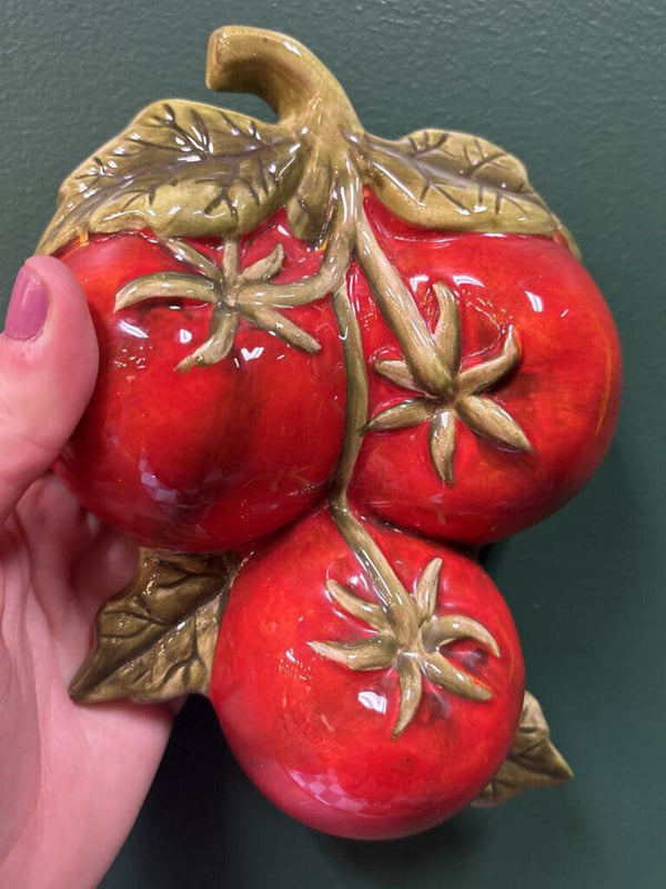 #372 Pottery Tomato Wall Hanging