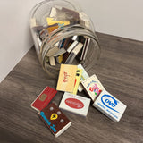jar with matches