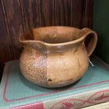 #378 Handmade Pottery Pitcher - Earth Toned Drip Glaze