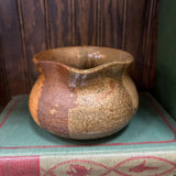 #378 Handmade Pottery Pitcher - Earth Toned Drip Glaze