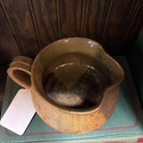 #378 Handmade Pottery Pitcher - Earth Toned Drip Glaze