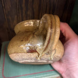 #378 Handmade Pottery Pitcher - Earth Toned Drip Glaze