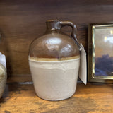 #379 Vintage Three Toned Crock Jug