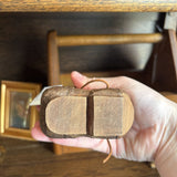 #382 Wooden Shoe Toothpick Holder