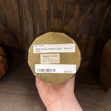 #387 Brass Ribbed Vase - Made in India