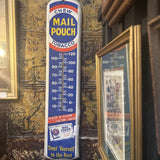 Vintage mail pouch thermometer