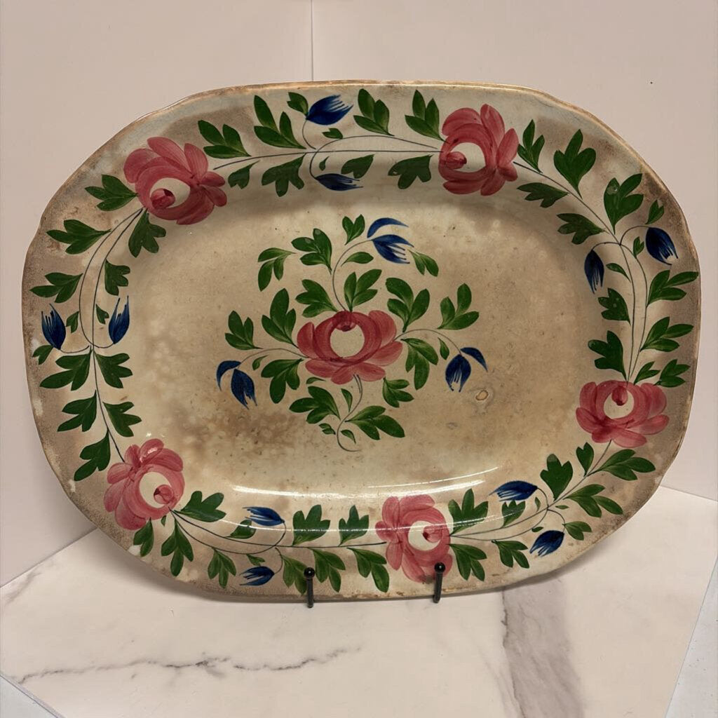 floral platter