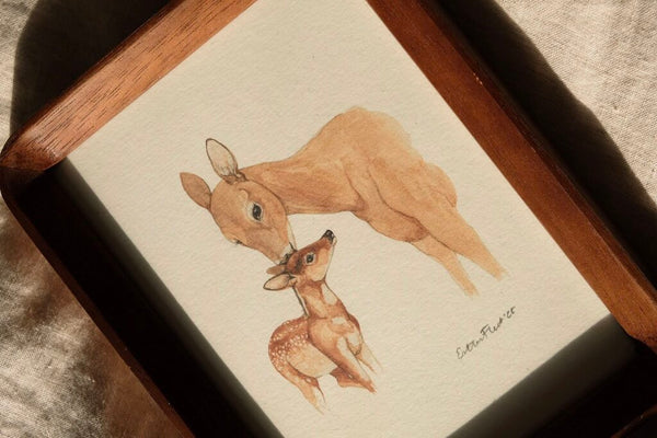 Doe & Fawn *FRAMED*