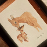 Doe & Fawn *FRAMED*