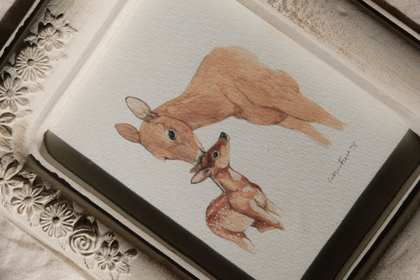 Doe & Fawn *FRAMED*