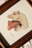 Shire Mare & Foal *FRAMED*