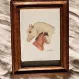 Shire Mare & Foal *FRAMED*