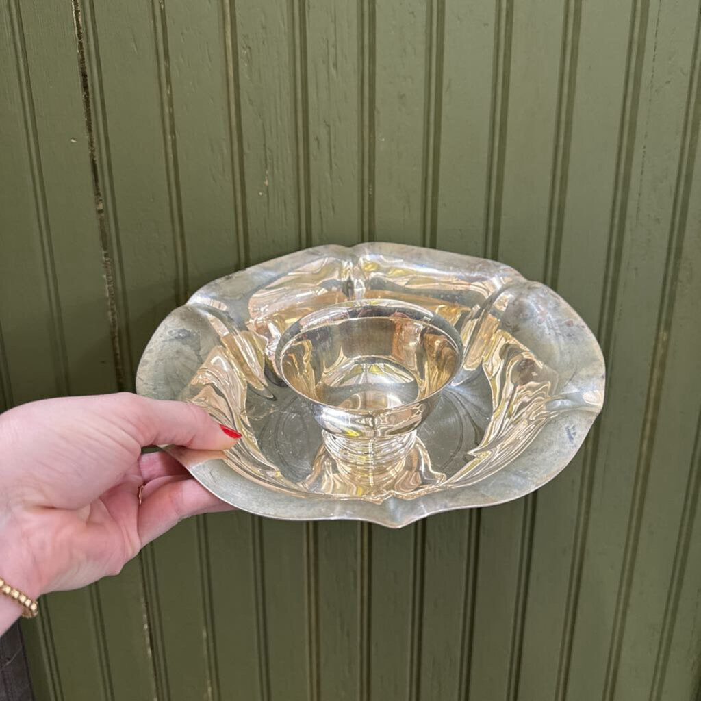 Reed and Barton Silver Serving Dish (2 piece)