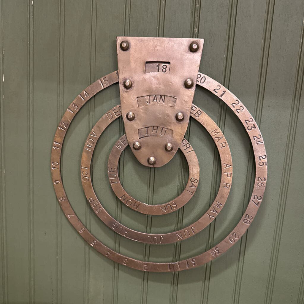 Brass Perpetual Calendar