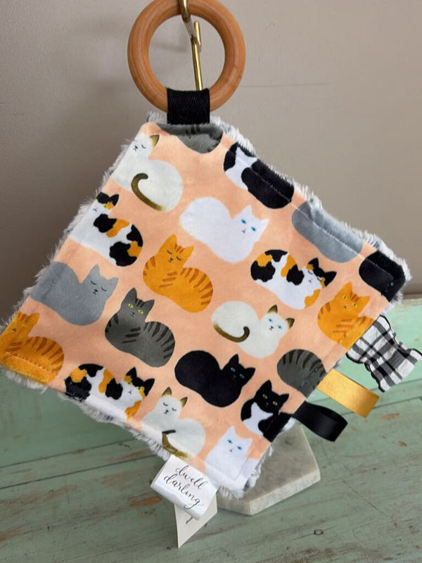 Cats crinkle paper