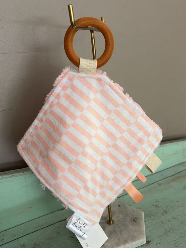 Pink and ivory dash