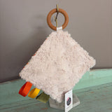 Orange flower crinkle paper