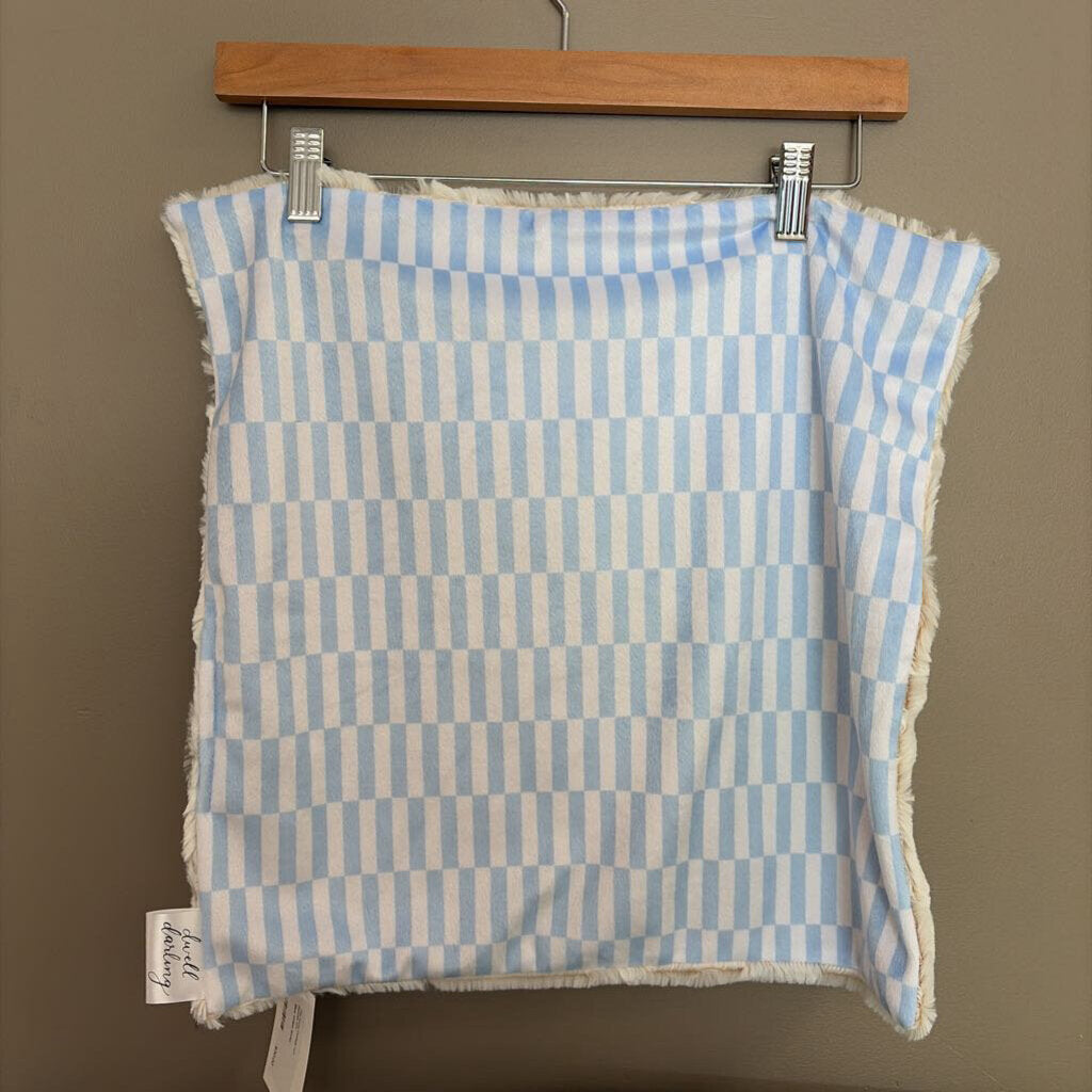Blue stripe lovey
