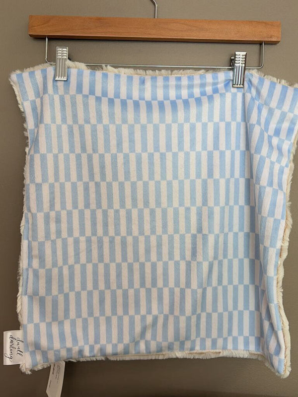 Blue stripe lovey