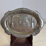 Metal souvenir dish - Jamestown Virginia