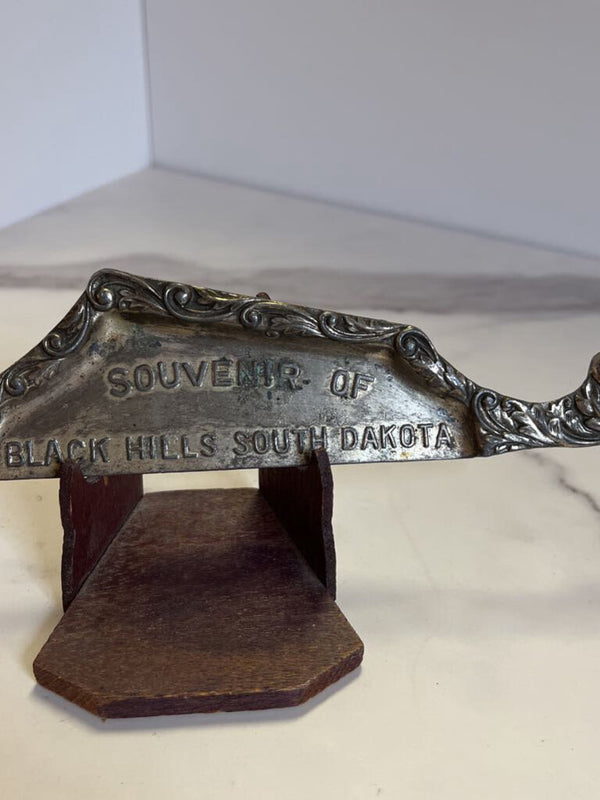 Silver Souvenir Dust/Crumb Pan - Black Hills South Dakota
