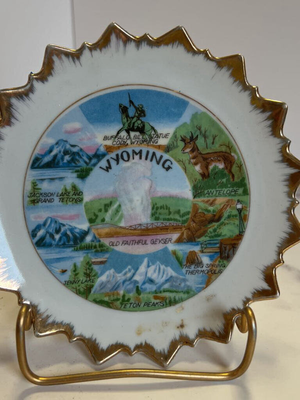 Souvenir Dish - Wyoming Old Faithful Geyser