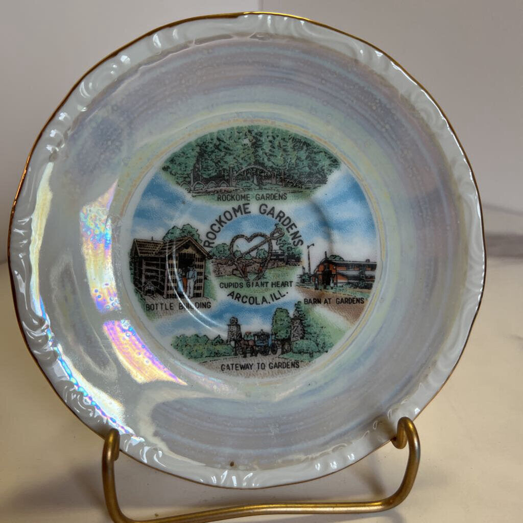 Souvenir Dish - Rockome Gardens ILL