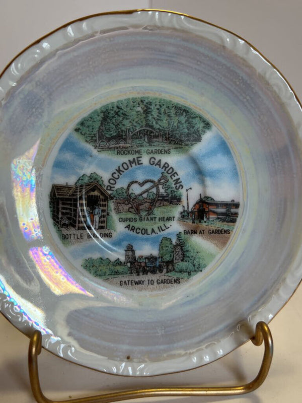 Souvenir Dish - Rockome Gardens ILL