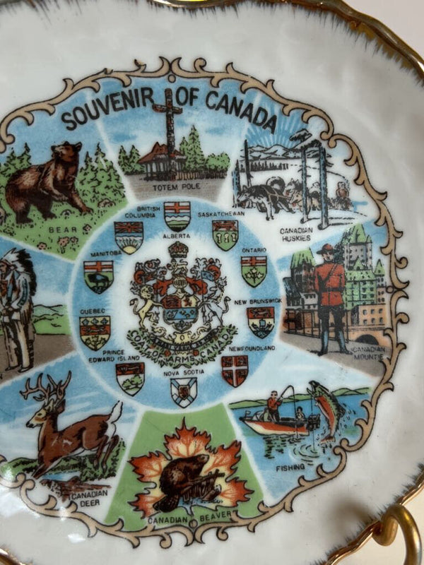Heart-Shaped Souvenir Dish - Canada
