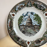 Souvenir Dinner Plate - Washington DC Style B