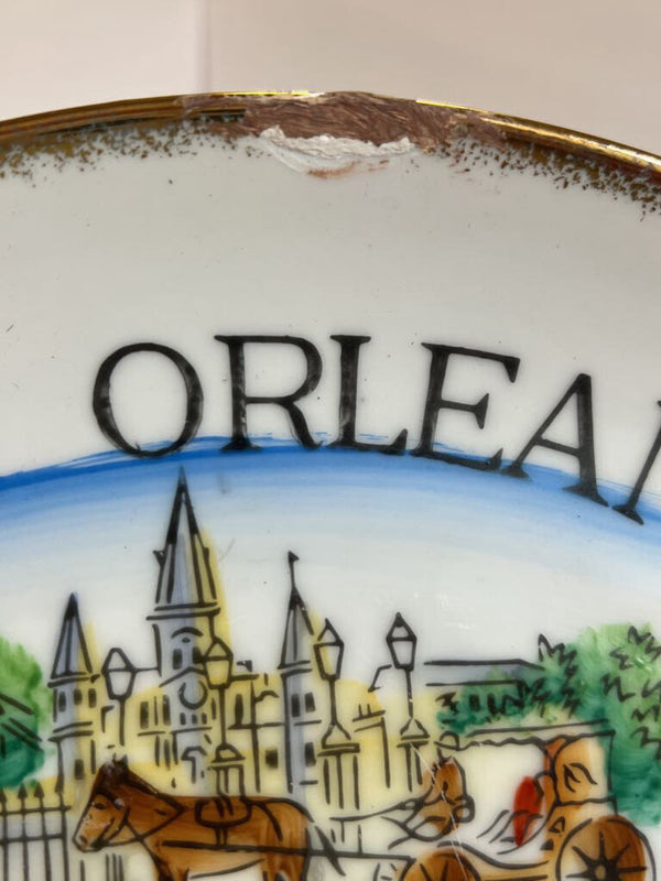 Souvenir Plate - New Orleans - As found