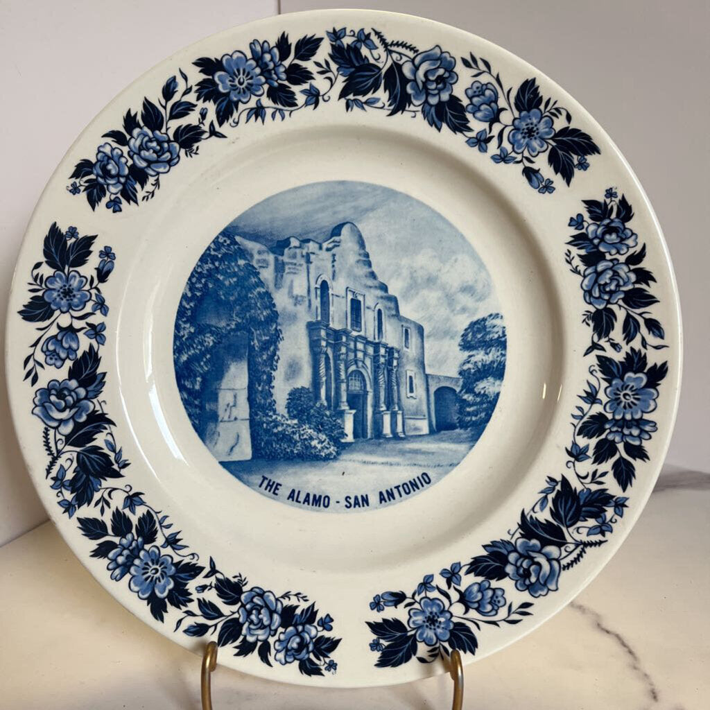 Souvenir Plate - The Alamo San Antonio
