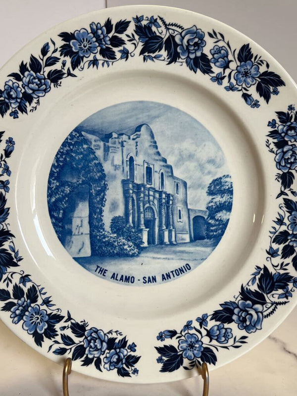Souvenir Plate - The Alamo San Antonio
