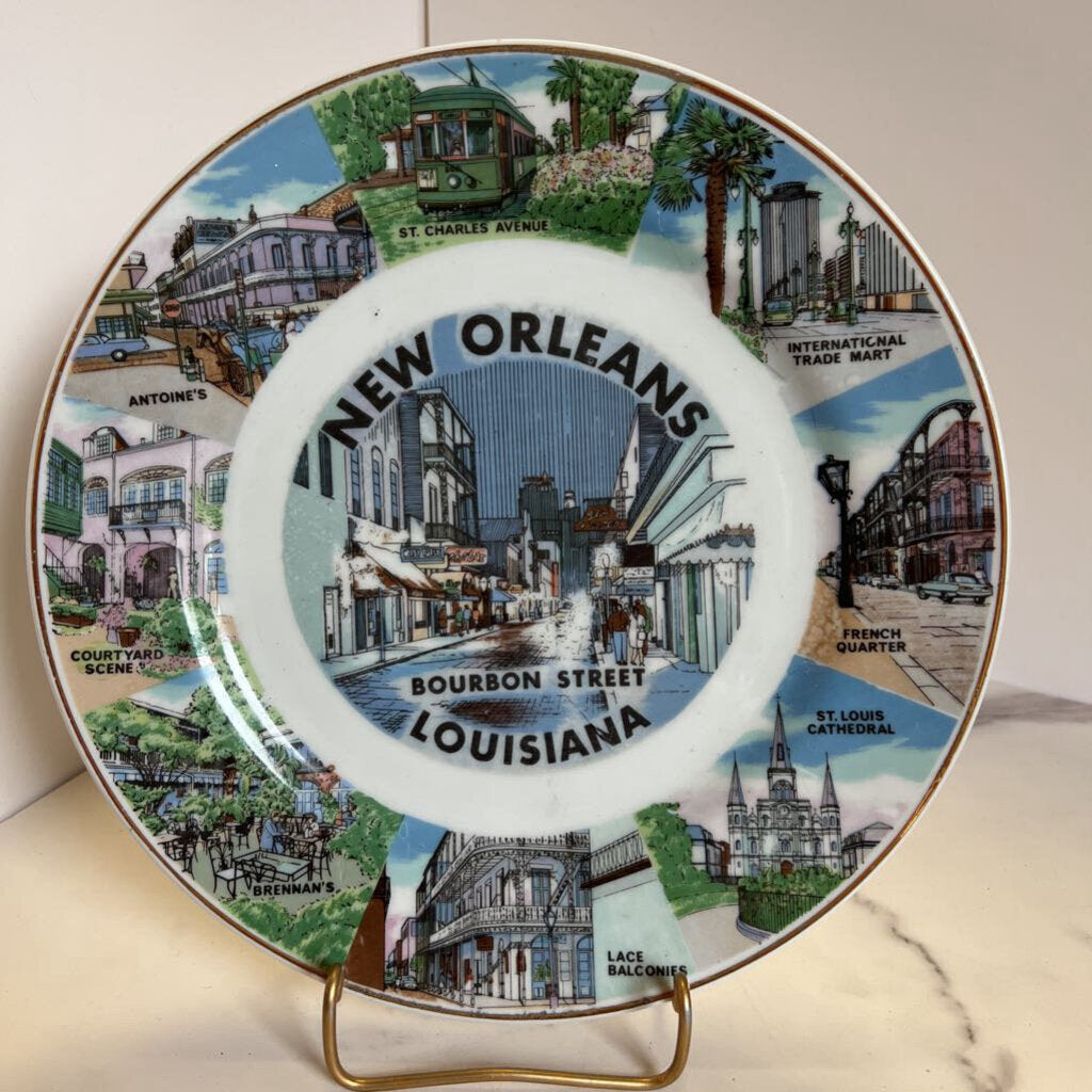 Souvenir Plate - New Orleans LA
