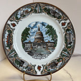 Souvenir Dinner Plate - US capitol Washinton DC