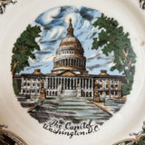 Souvenir Dinner Plate - US capitol Washinton DC