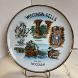 Souvenir Dinner Plate - Wisconsin Dells