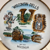 Souvenir Dinner Plate - Wisconsin Dells