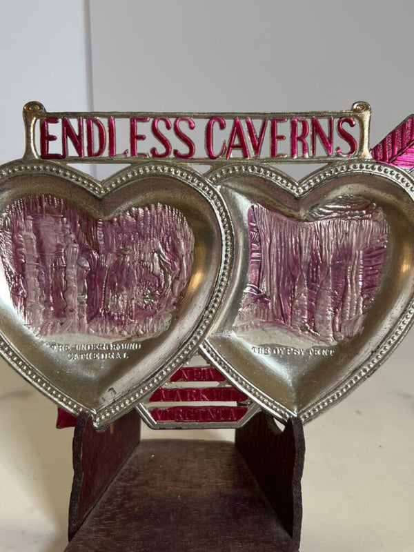 Endless Caverns Double Heart Ashtray