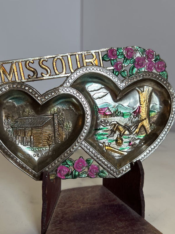 Missouri Double Heart Ashtray
