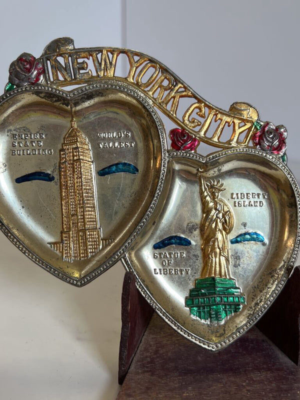 New York City Double Heart Ashtray