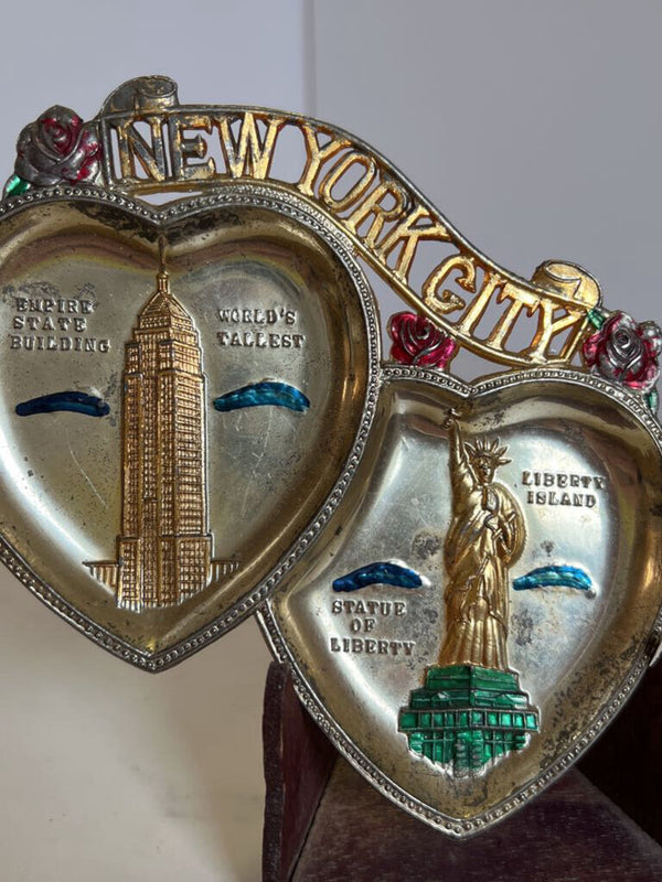 New York City Double Heart Ashtray
