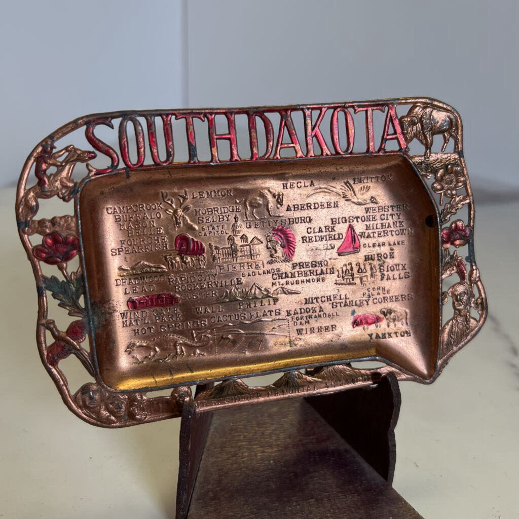 South Dakota Ashtray - (coppertone)
