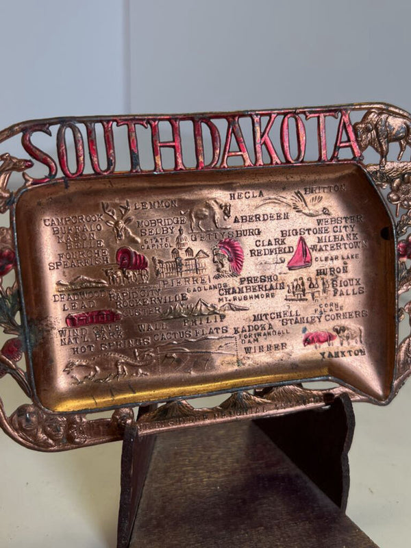 South Dakota Ashtray - (coppertone)