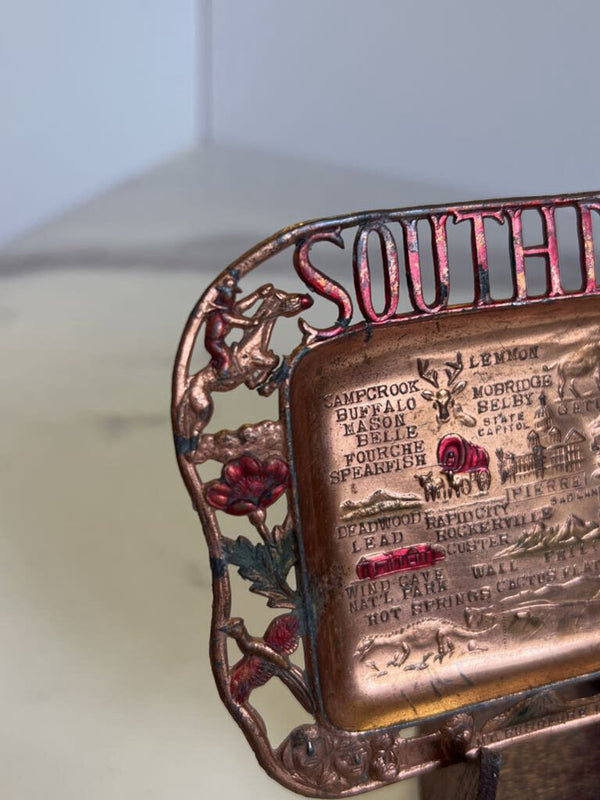 South Dakota Ashtray - (coppertone)