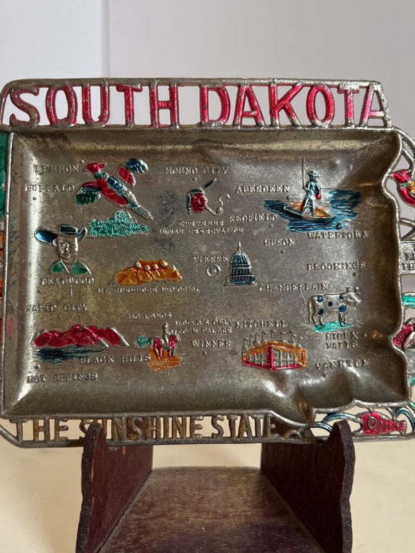 South Dakota "The Sunshine State" Ashtray (style 2 )