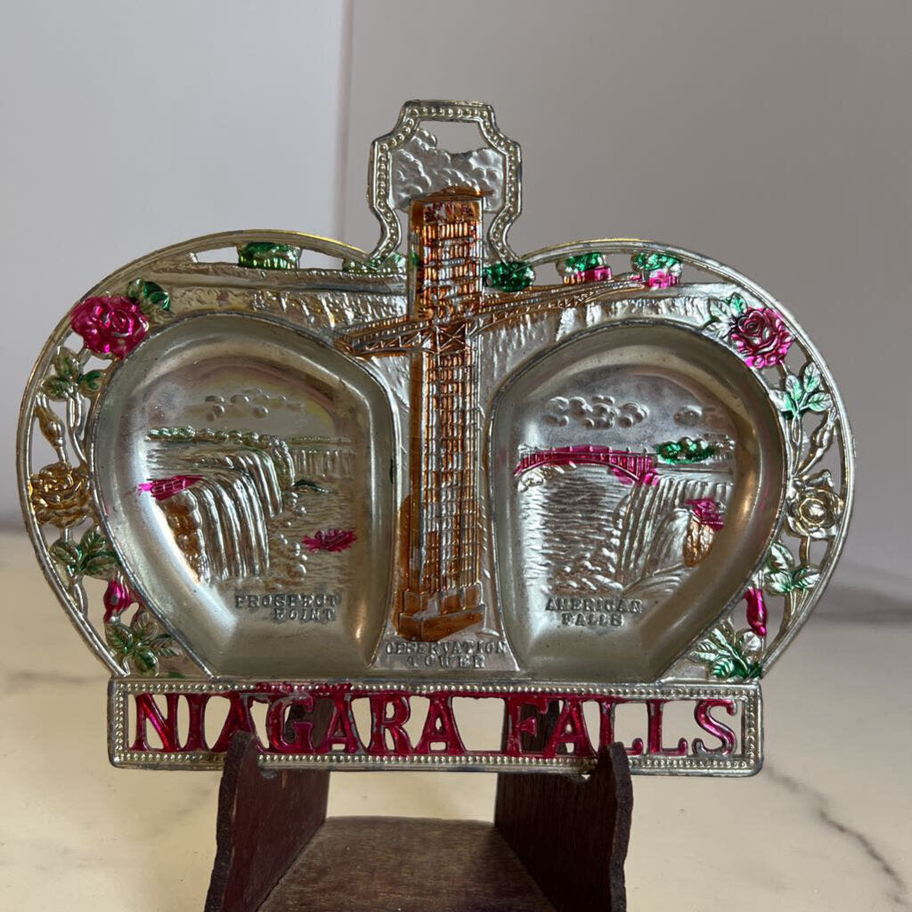 Niagara Falls Crown Shaped Dish