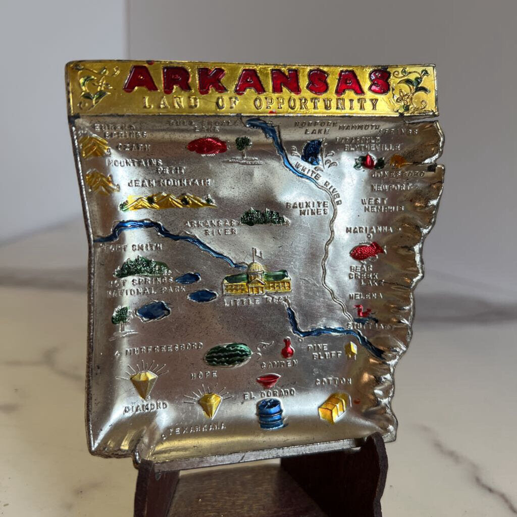 Arkansas Metal Dish