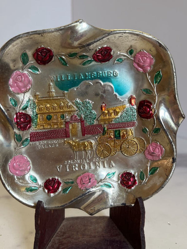 Williamsburg Virginia Metal Dish