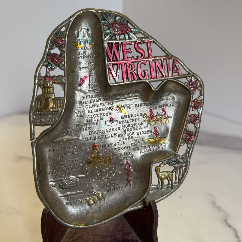 West Virginia Metal Dish